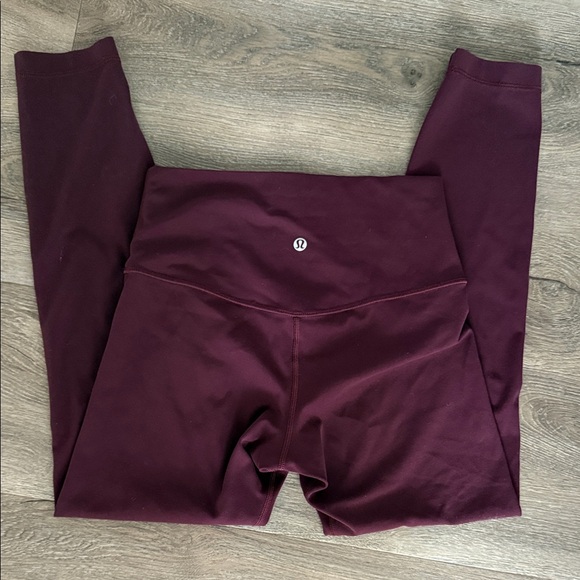 Pants - Lululemon Burgundy Align Leggings